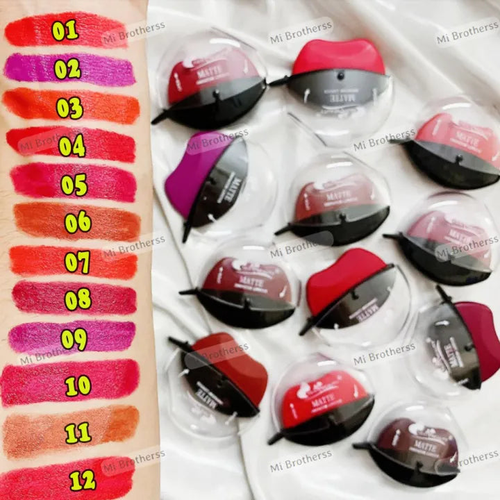 Lazy Lip Lipstick Matte Long Lasting Lipstick Lazy Lip Shaped Lipstick