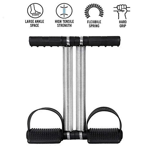 Tummy Trimmer Double/Single Spring - Black
