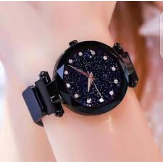 Stainless Steel Magnet Strap Led Digital Watch